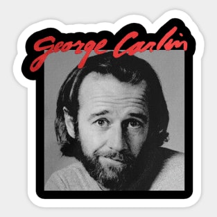 George Carlin // Retro Sticker